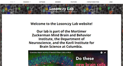 Desktop Screenshot of losonczylab.org